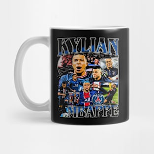 Kylian Mbappe PSG Vintage Bootleg Mug